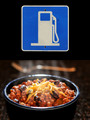 D9-7 Gas with a Bowl of Steaming Chili