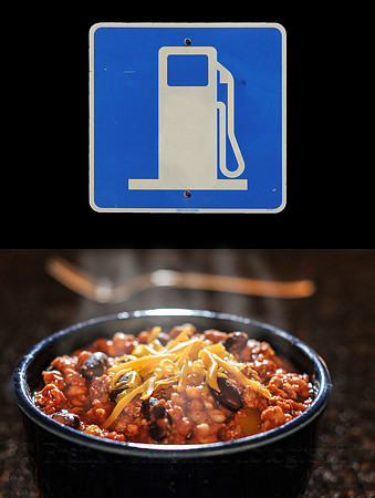 D9-7 Gas with a Bowl of Steaming Chili